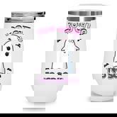 Too Cute To Spook Lovely Ghost Girl Halloween  Wine Tumbler