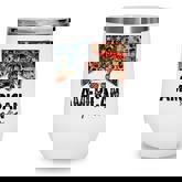 Womens 4Th Of July American Mama Western Country Mama American Flag  Wine Tumbler