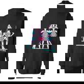 90S Synthwave Cheer Team Cheerleader Vaporwave Cheerleading Gift Sweatshirt