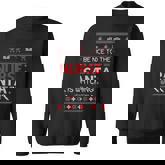 Christmas Be Nice To The Nurse Santa Is Watching Ugly Christmas Sweater Sweatshirt