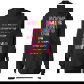 Colorful Womens Rights Are Human Rights Sweatshirt