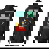 Cute Black Cat Vintage Retro Style   Bombay Cat Lovers  Sweatshirt