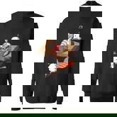 Funny Japanese Nigiri Sushi Sleepwalking Graphic Design Printed Casual Daily Basic Sweatshirt