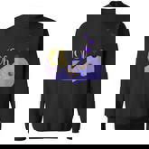 Funny Oh Whale  For Marine Mammal Lovers- Purple Men Women Sweatshirt Graphic Print Unisex