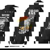 Grandpa Saurus Dinosaur Grandpasaurus Family Matching T Rex Sweatshirt