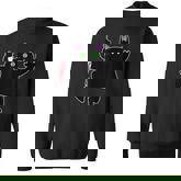 Halloween Black Cat Superstition Killer With A Knife   Men Women Sweatshirt Graphic Print Unisex