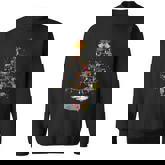 Horse Tree Christmas Candy Cane Sweatshirt