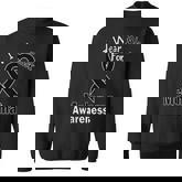 I Wear Black For Melanoma Awareness T-Shirt Graphic Design Printed Casual Daily Basic Sweatshirt