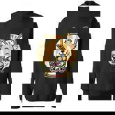 Kawaii Ramen Cute Anime Dog Corgi Japanese Noodles Drk Sweatshirt