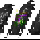 Mardi Gras Dabbing T Rex Dinosaur Mardi Grawr Bead Costume  Men Women Sweatshirt Graphic Print Unisex