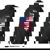 Nevada United States Map Sweatshirt