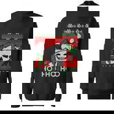 Santa Skull Candy Cane Ugly Christmas Sweater T-Shirt Graphic Design Printed Casual Daily Basic Sweatshirt