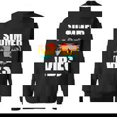 Summer Vibes Sunset Beach Tropical Sweatshirt