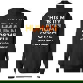 This Is My Human Costume Im Really A Carrot Funny Halloween   Sweatshirt