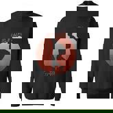 Travelling Shadow In A Red Circle Gift Graphic Design Printed Casual Daily Basic Sweatshirt