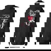 Womens He Asked Me & I Said Yes Marriage Proposal For Women V-Neck Men Women Sweatshirt Graphic Print Unisex