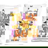 Groovy Halloween Trick Or Teach Retro Floral Ghost Teacher  V33 Pillow