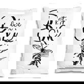 Let It Bee Black&White Bee Beekeeper  Pillow