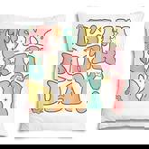 My Birthday Retro Groovy Birthday Women Ns Girls  Pillow