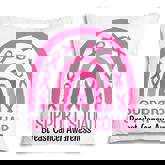 Rainbow Support Squad Breast Cancer Awareness Pink Ribbon  Pillow