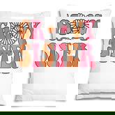 Retro Groovy Sister Matching Family 1St Birthday Party  V2 Pillow