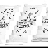 Turn Down Por Que Funny Cinco Mayo Mexican Fiesta Man Women  Pillow