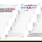 Usa T  Women Men Patriotic American White 4Th Of July  Pillow