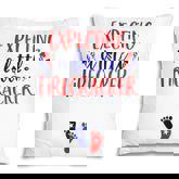 Womens 4Th Of July Pregnancy Announcement  Pillow