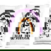 Womens Halloween Rainbow Witchy Mama Ghost Mom Costume Momster  Pillow