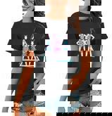 90S Synthwave Cheer Team Cheerleader Vaporwave Cheerleading Gift Women T-shirt