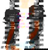 Colorful Womens Rights Are Human Rights Women T-shirt