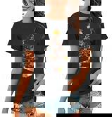 Horse Tree Christmas Candy Cane Women T-shirt