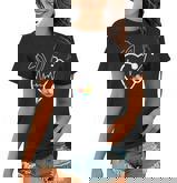 Stethoscope Love Easter Nurse Life Egg Nurse Easter Bunny Women T-shirt