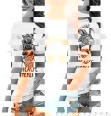 Classy Teacher Life Messy Hair Bun Leopard Women Mothers Day  Women T-shirt