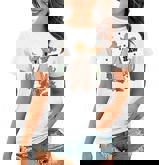 Cowboy Boo How Retro Ghost Halloween Costume Desert Cactus  Women T-shirt