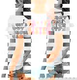 Retro Groovy Sister Matching Family 1St Birthday Party  V2 Women T-shirt