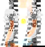 Softball Mimi Leopard Game Day Softball Lover Mothers Day  Women T-shirt