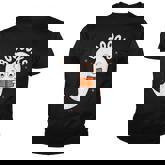 Booooks Ghost Boo Read Books Library Teacher Halloween Cute  Youth T-shirt