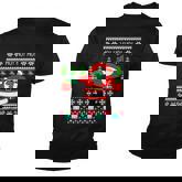 Dabbing Santa Claus Ugly Christmas Sweater Design Graphic Design Printed Casual Daily Basic Youth T-shirt