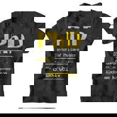 Phd Graduate Phd Graduation Doctorate Degree Definition Youth T-shirt