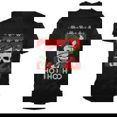 Santa Skull Candy Cane Ugly Christmas Sweater T-Shirt Graphic Design Printed Casual Daily Basic Youth T-shirt