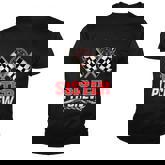 Sister Pit Crew Race Car Birthday Party Racing Family Youth T-shirt