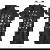 Skeleton Dance Graph Figures Equation Math Teacher Halloween  Youth T-shirt