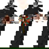 Aussie Mom Sunflower Vintage Australian Shepherd Dog Mama Men V-Neck Tshirt