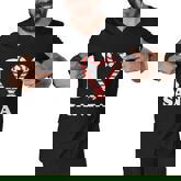 I Heart Santa Candy Cane T-Shirt Graphic Design Printed Casual Daily Basic Men V-Neck Tshirt