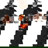 Killer Halloween Scary Moon Black Cat With Knife Pumpkin  Men V-Neck Tshirt