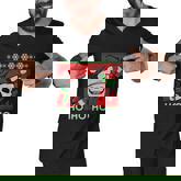 Santa Skull Candy Cane Ugly Christmas Sweater T-Shirt Graphic Design Printed Casual Daily Basic Men V-Neck Tshirt