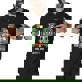 When You Are Dead But Inside Gardener Skeleton Funny   Men V-Neck Tshirt