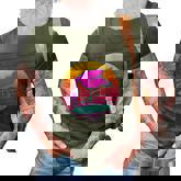 Tropical Flamingo Vaporwave 80S Synthwave Summer Vaporwave 3D Print Casual Tshirt