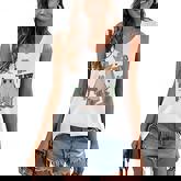 Cowboy Boo How Retro Ghost Halloween Costume Desert Cactus  Women's V-neck Casual Sleeveless Tank Top